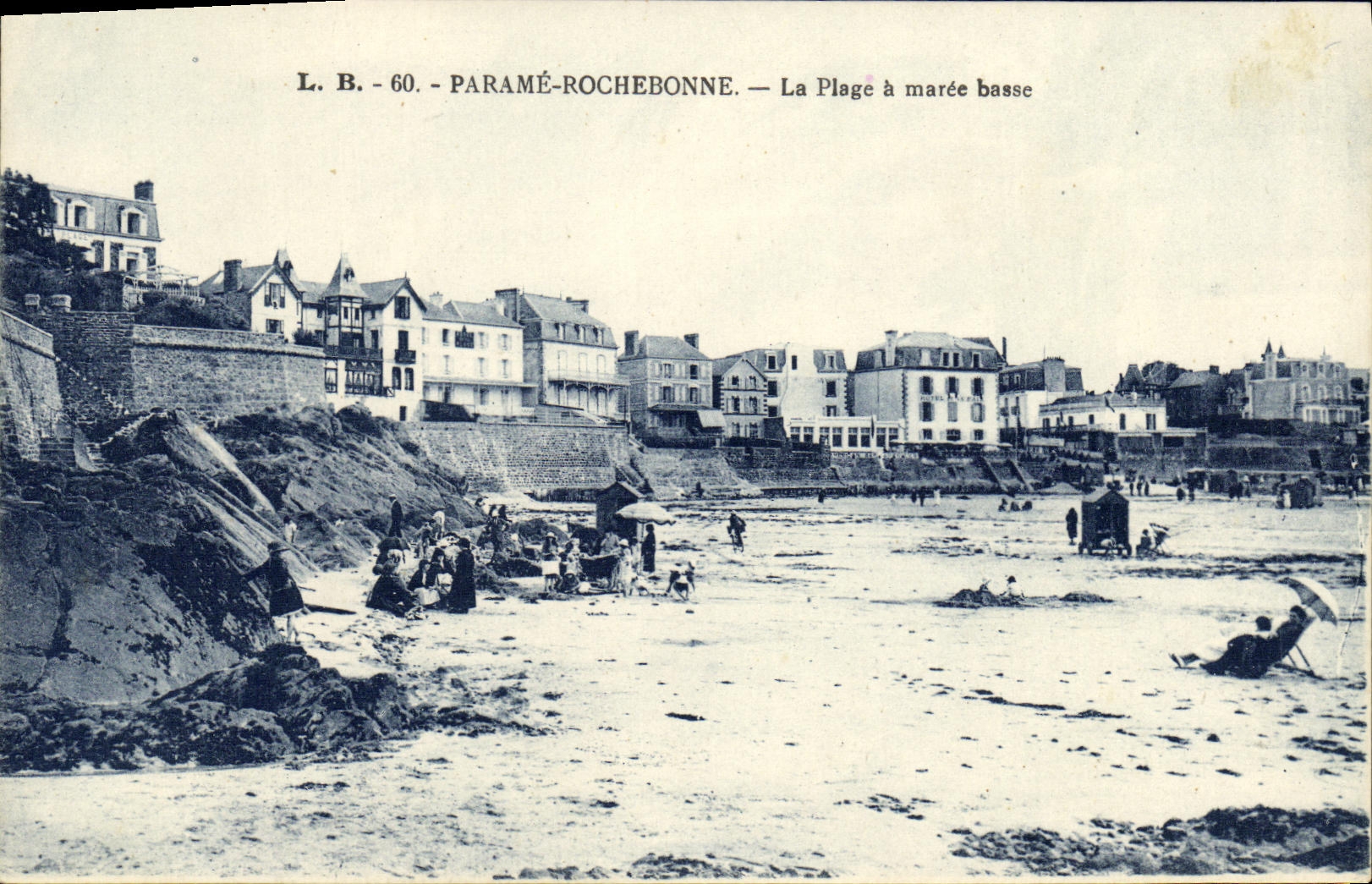 CPA Parame Rochebonne La Plage a maree basse
