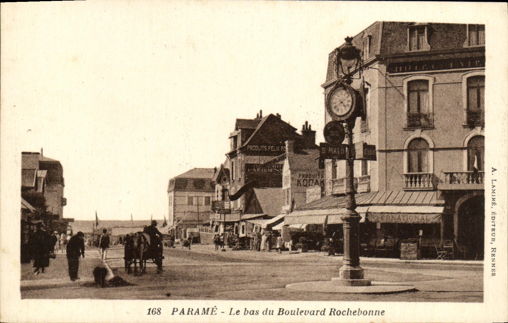 CPA Parame Le Bas du Boulevard Rochebonne