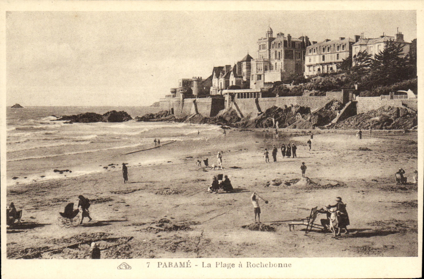 CPA Parame La Plage a Rochebonne