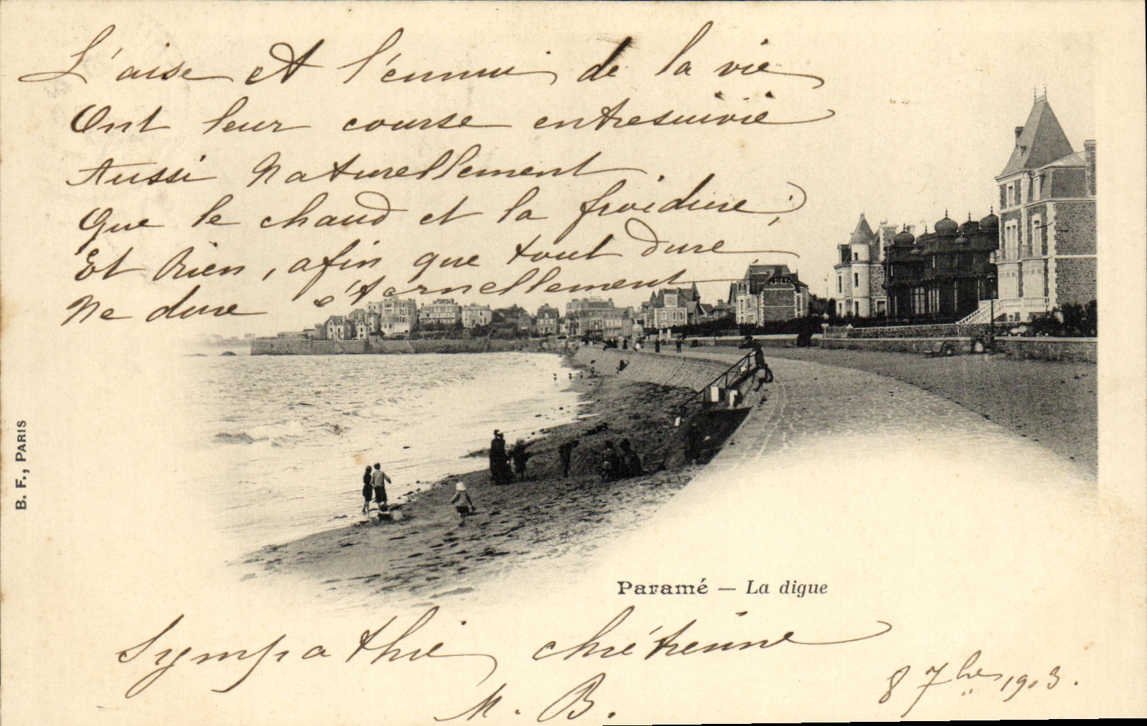 CPA Parame La Digue