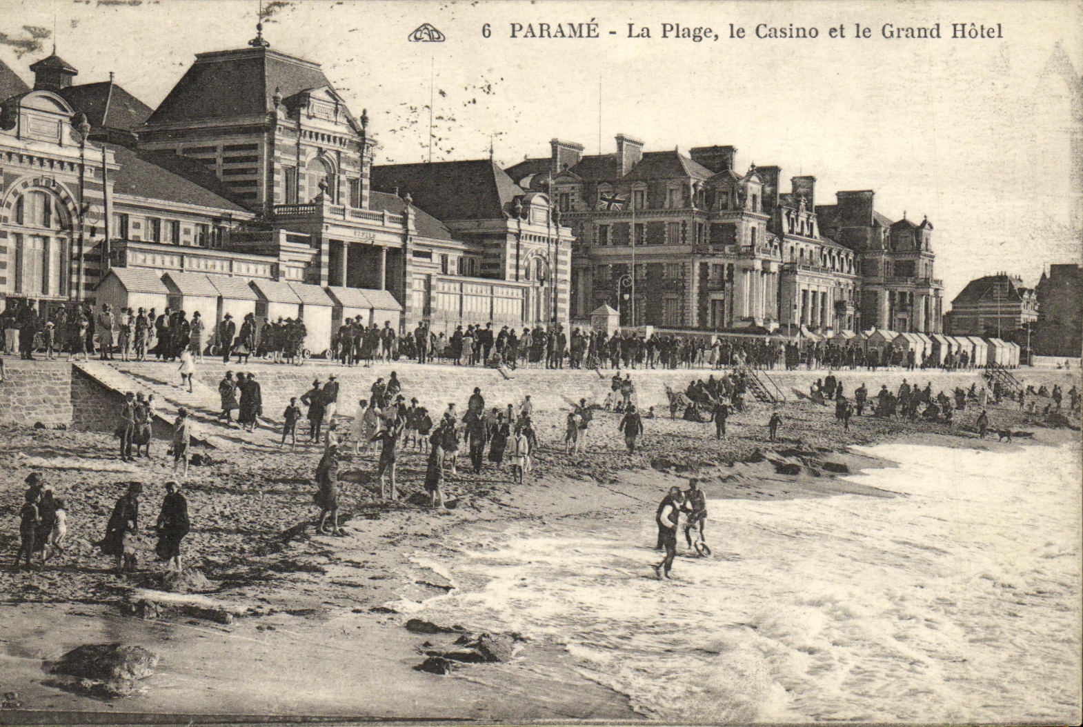 CPA Parame La Plage le Casino et le Grand Hotel