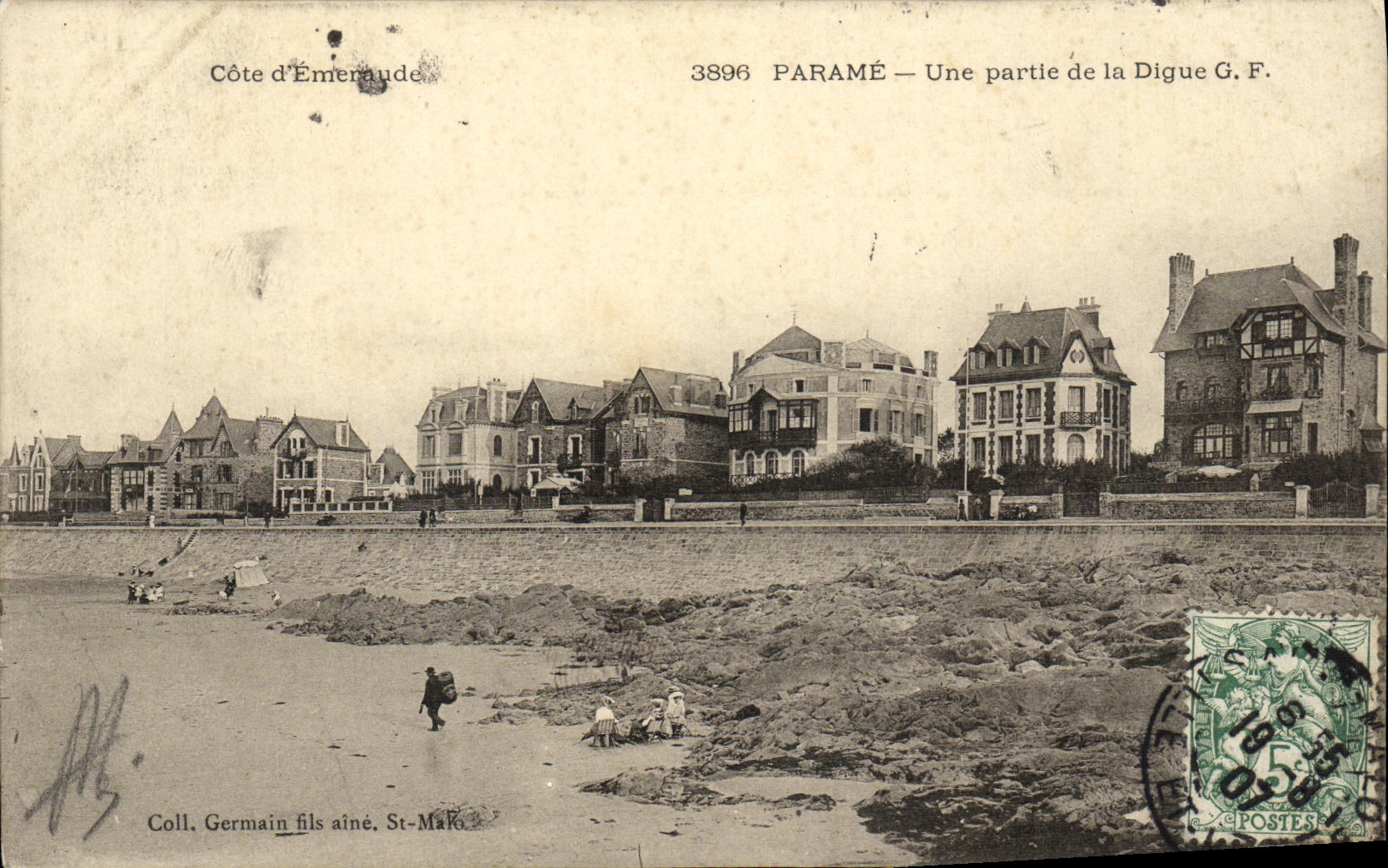 CPA Parame Une Partie de la Digue
