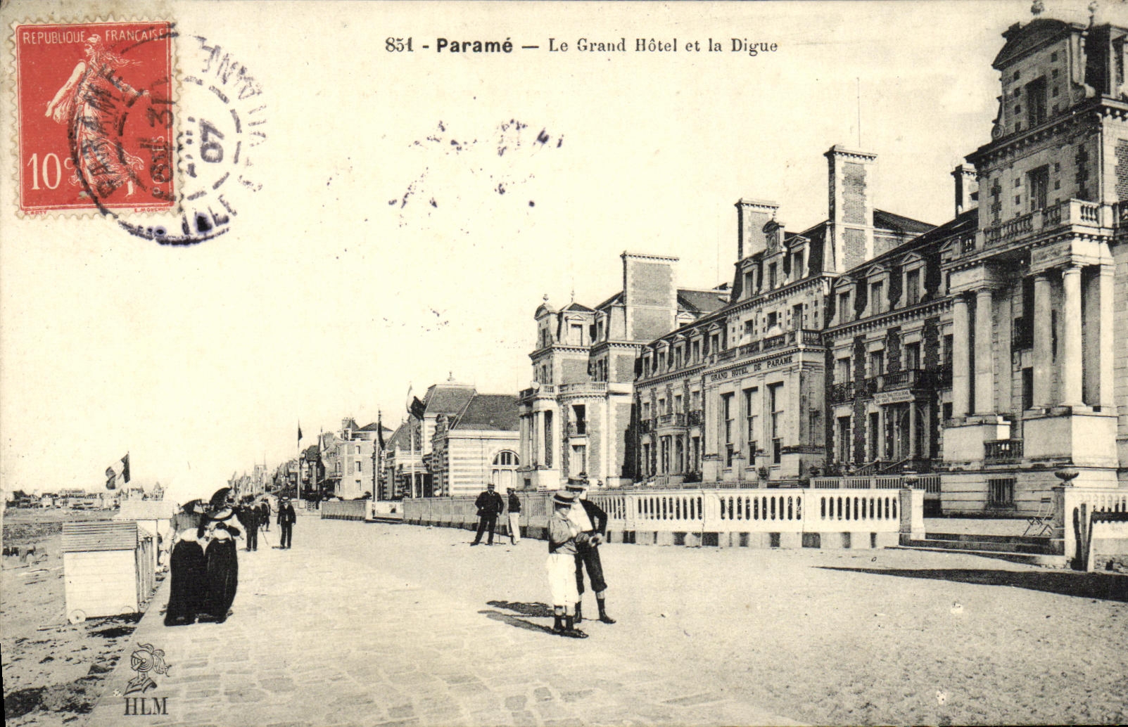 CPA Parame Le Grand Hotel et la Digue