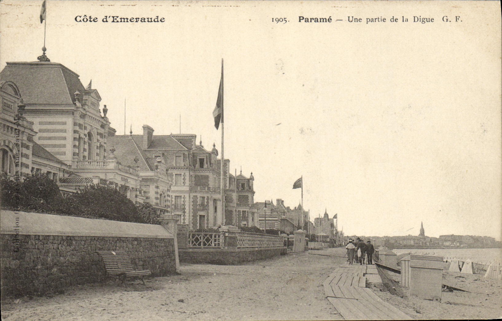CPA Parame Une Partie de la Digue