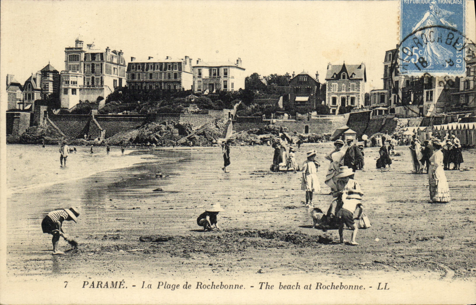 CPA Parame La Plage de Rochebonne 