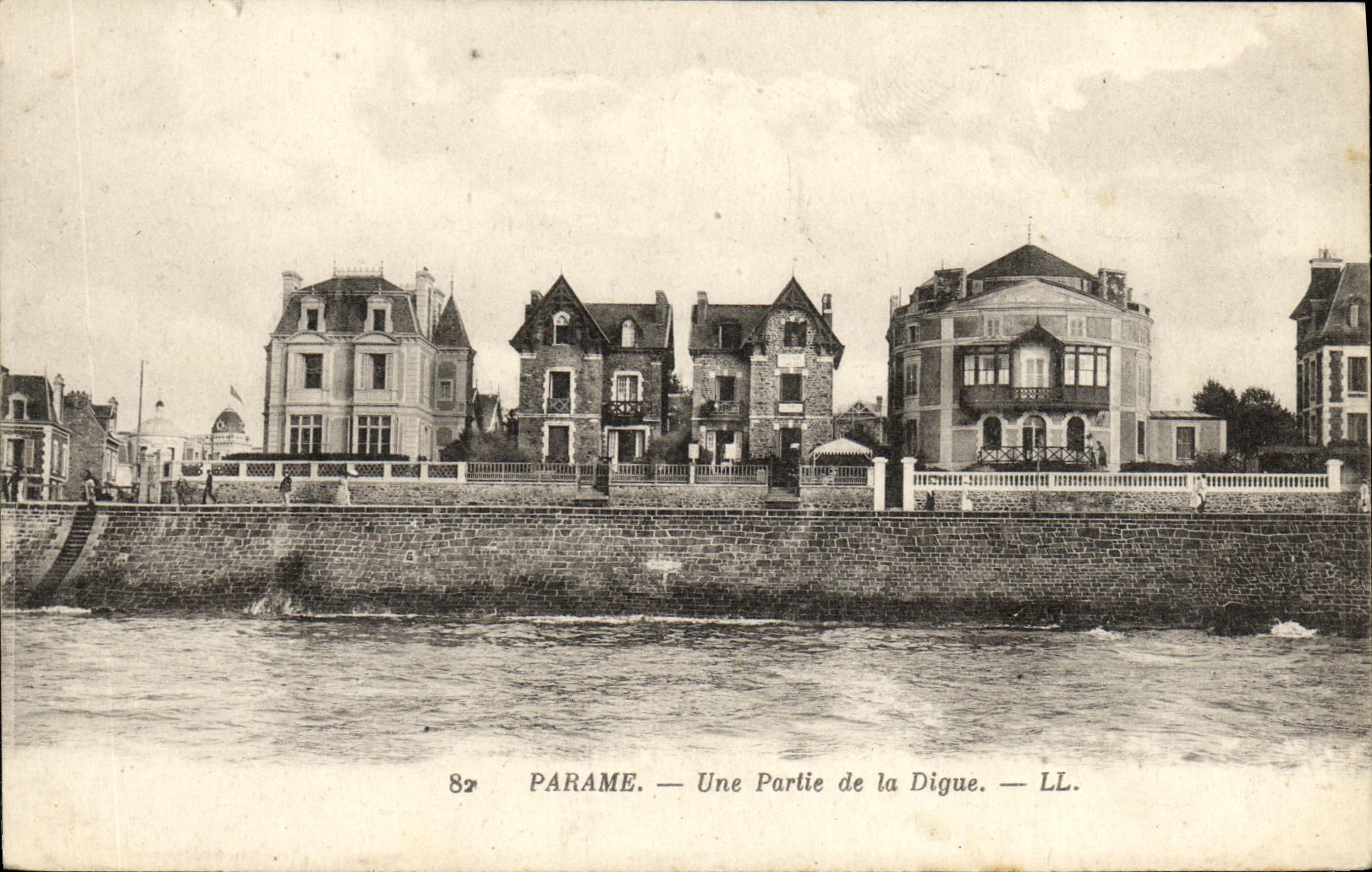 CPA Parame Une Partie de la Digue