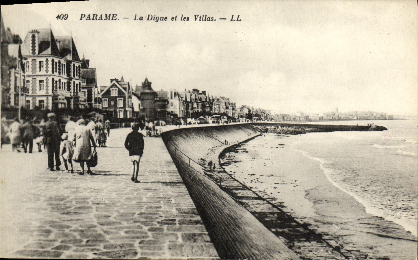 CPA Parame La Digue et les Villas