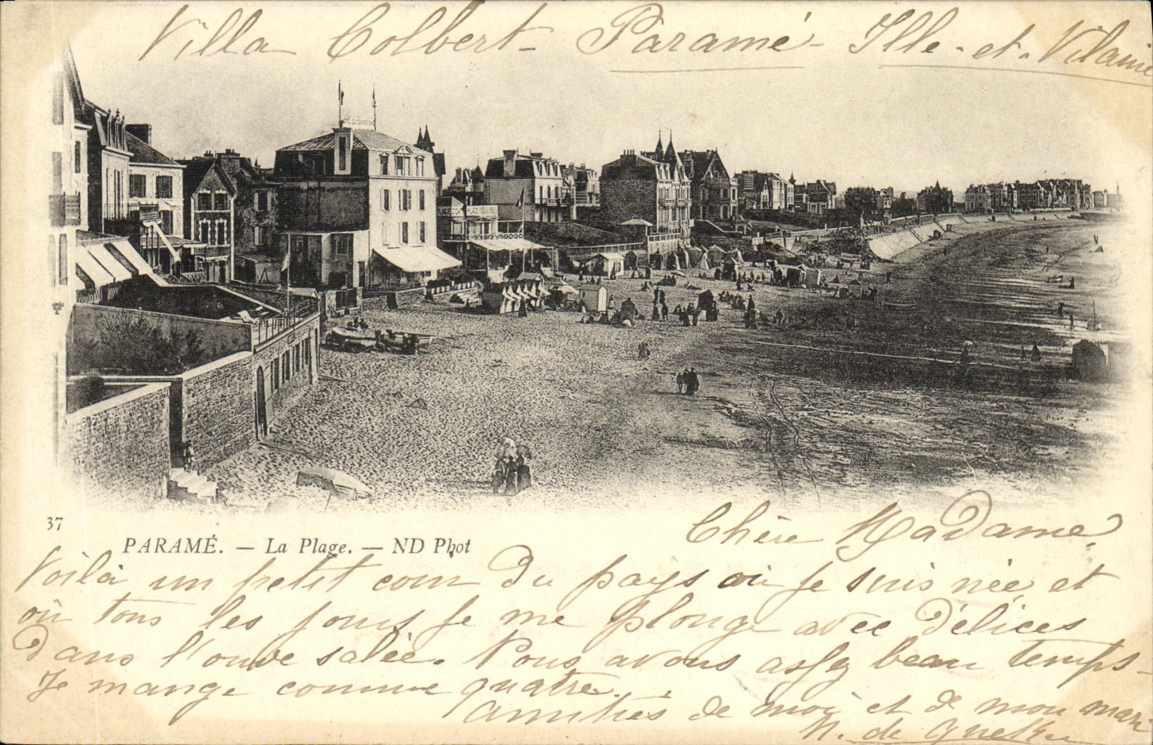 CPA Parame La Plage