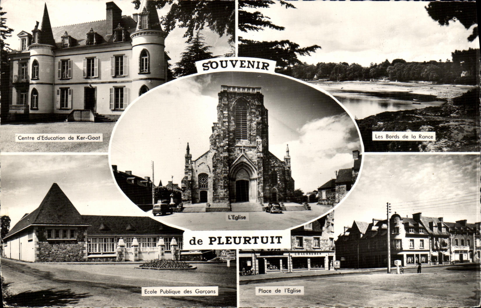 CPM Pleurtuit CEntre d education de Ker Goat Bords de al Rance Ecole publique de garcons Place de l eglise