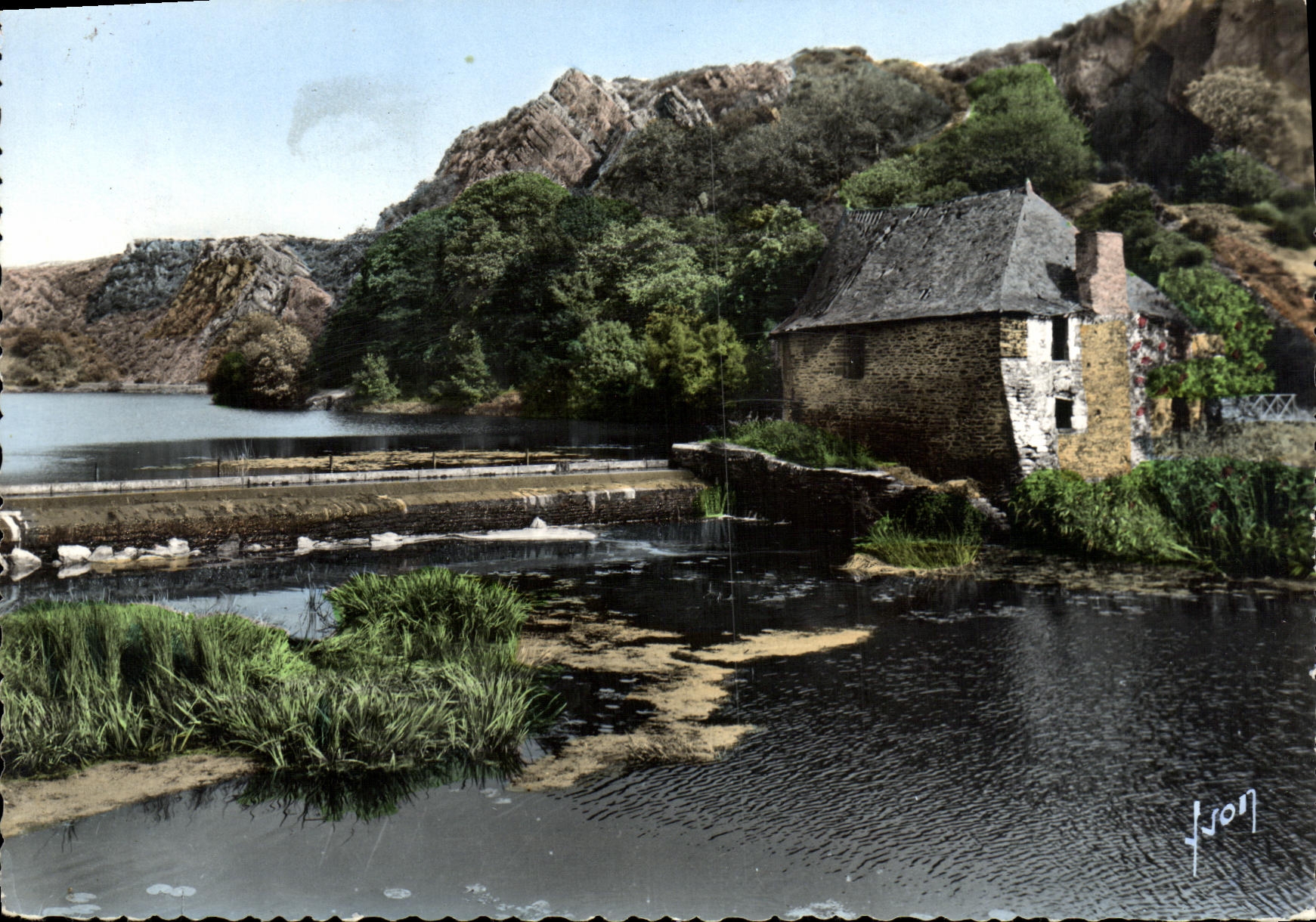 MODERN CARD Surroundings of Rennes Boel Reen Bridge