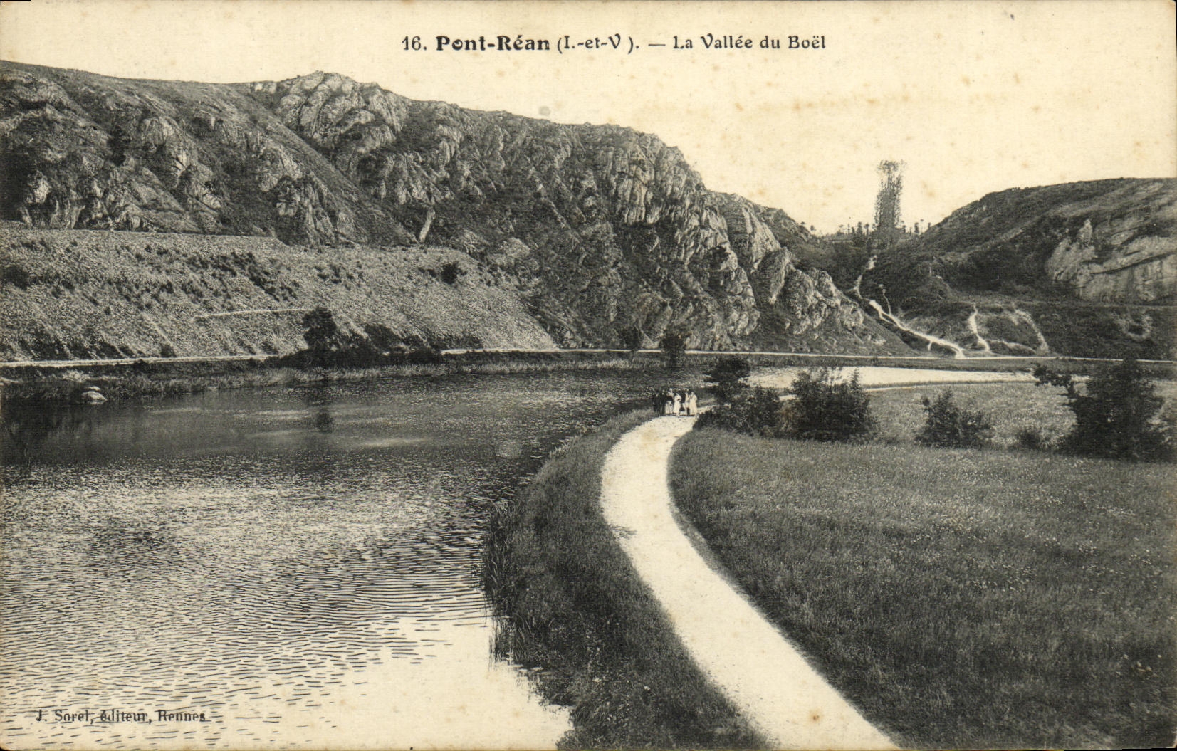 CPA Environs de Rennes Pont Rean La Vallee du Boel