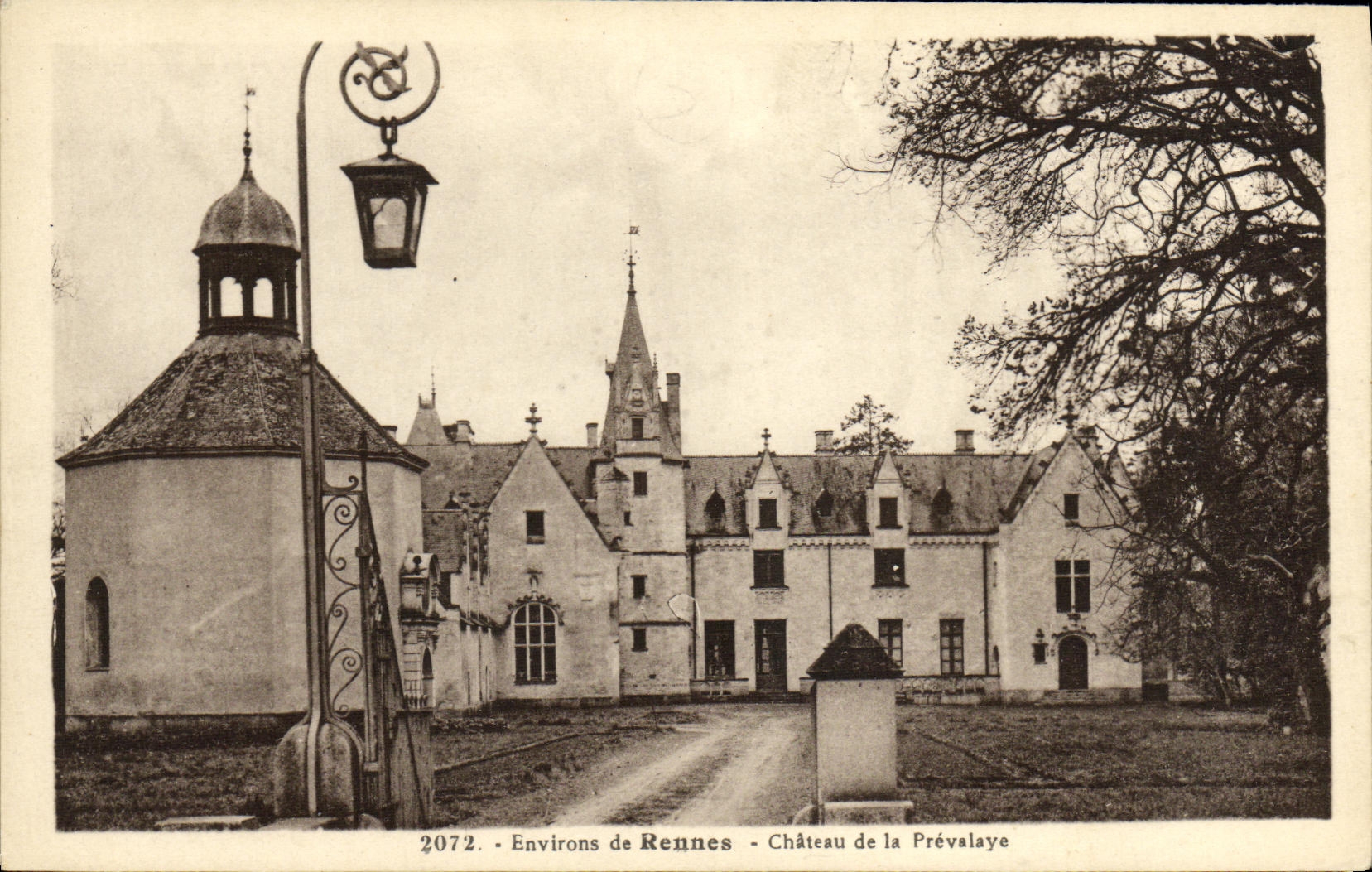 CPA Environs de Rennes Chateau de la Prevalaye