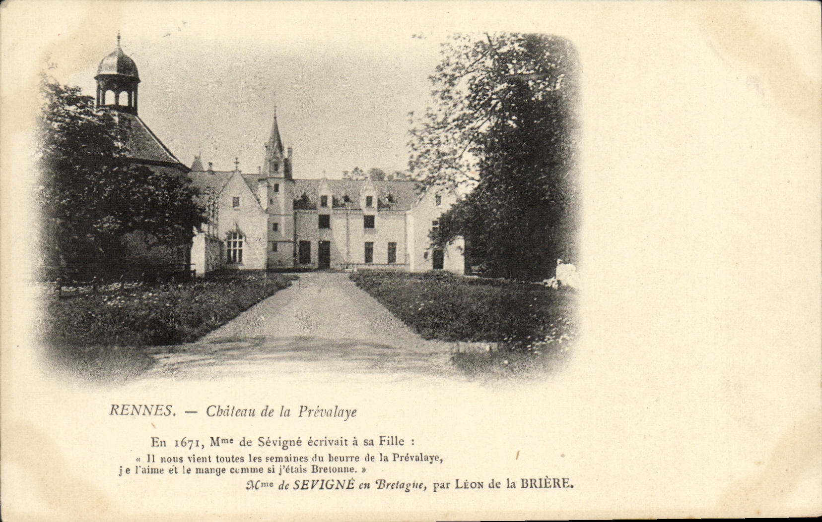 CPA Environs de Rennes Chateau de la Prevalaye