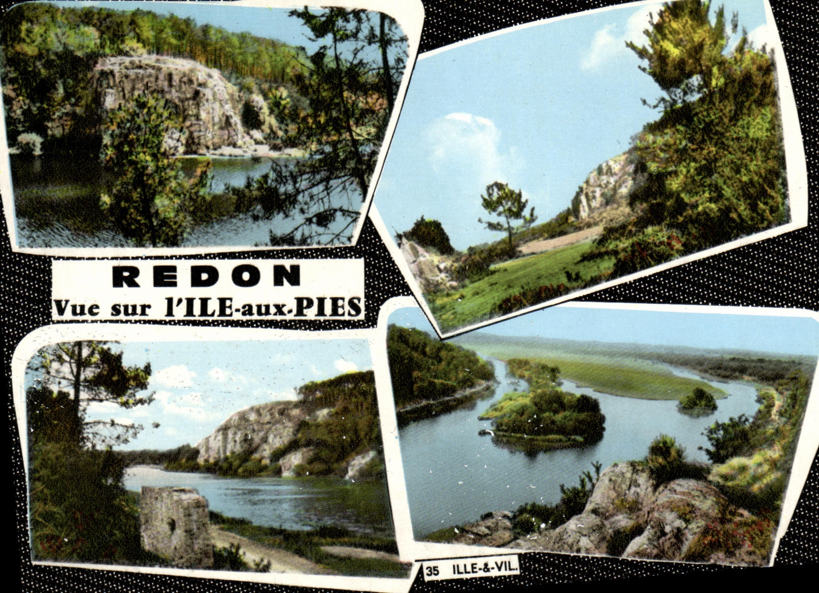 CPM Redon Vue Sur I lle aux Ples
