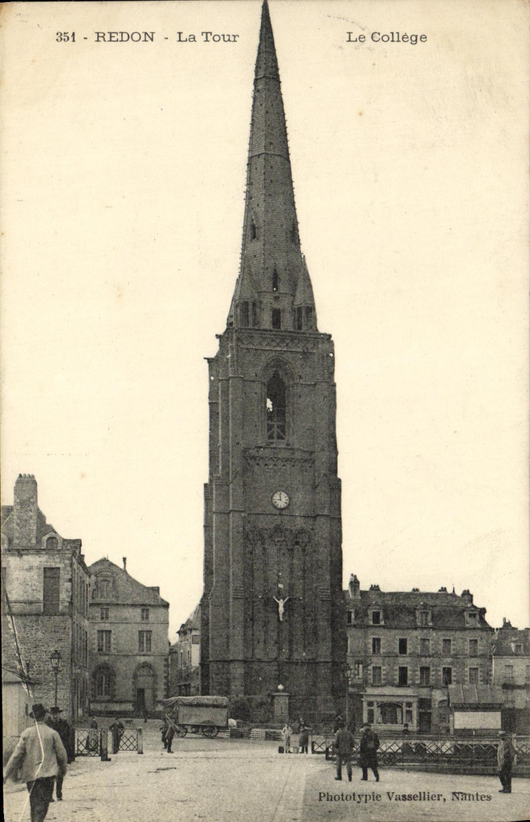 POSTAL Redon de la VENDIMIA la torre la universidad