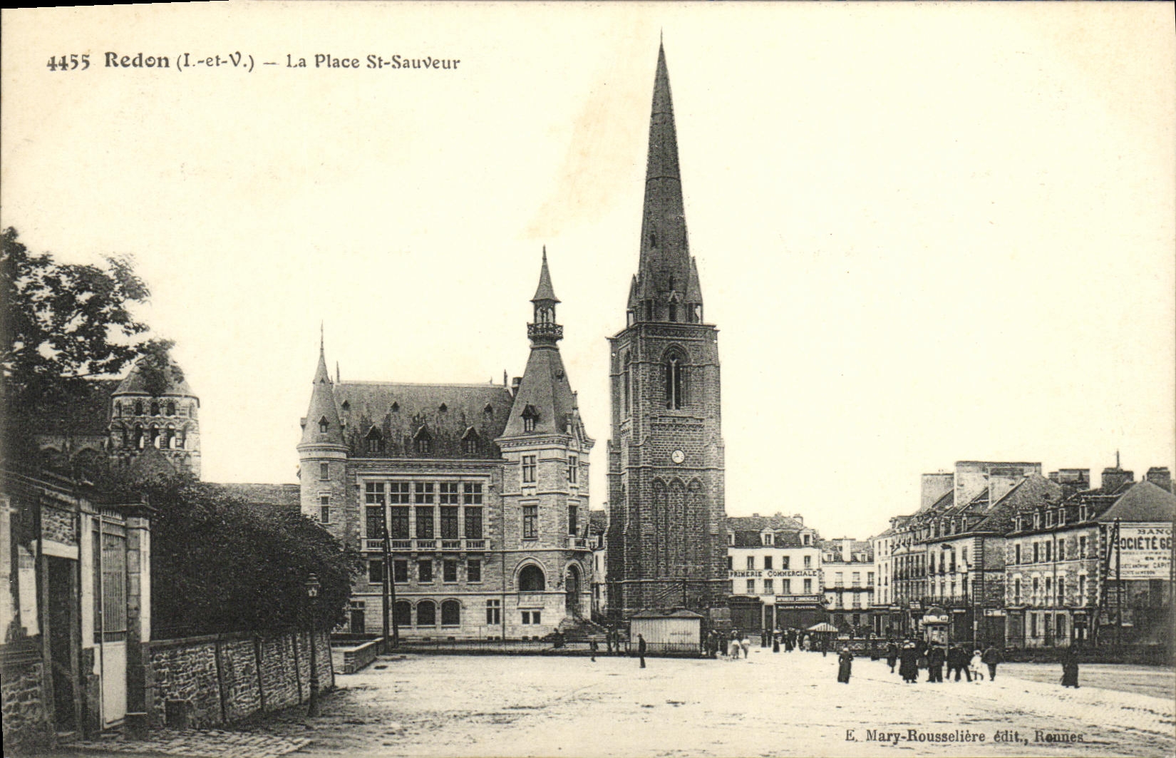 CPA Redon La Place St Sauveur