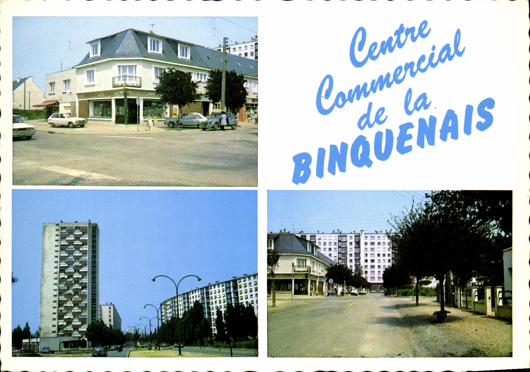 MODERN CARD Shopping mall of Binquenais Rennes