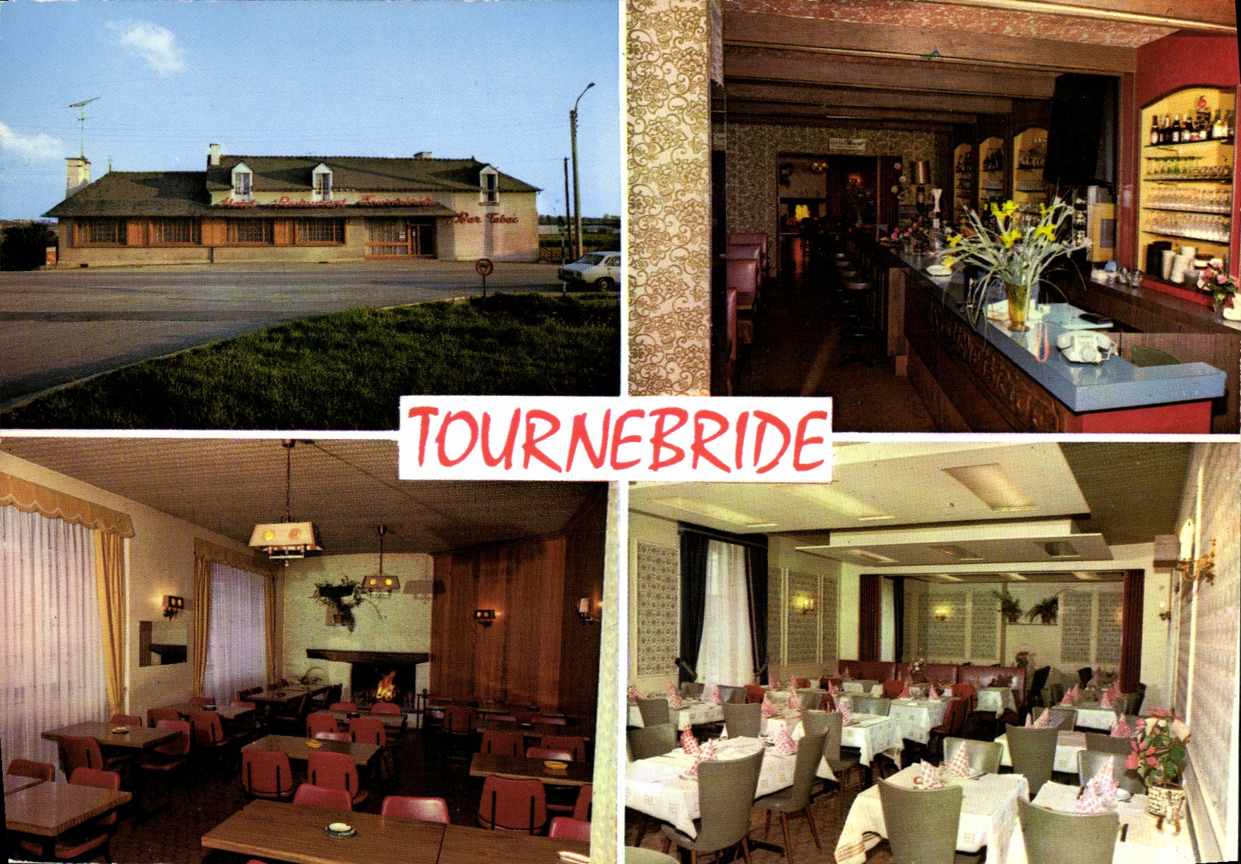 CPM Rennes Tournebride Hotel Restaurant Avenue du General Leclerc