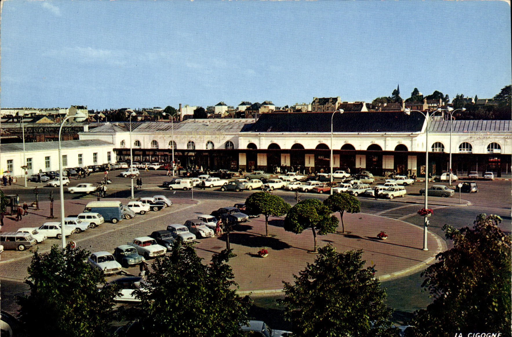 CPM Rennes La gare SNCF