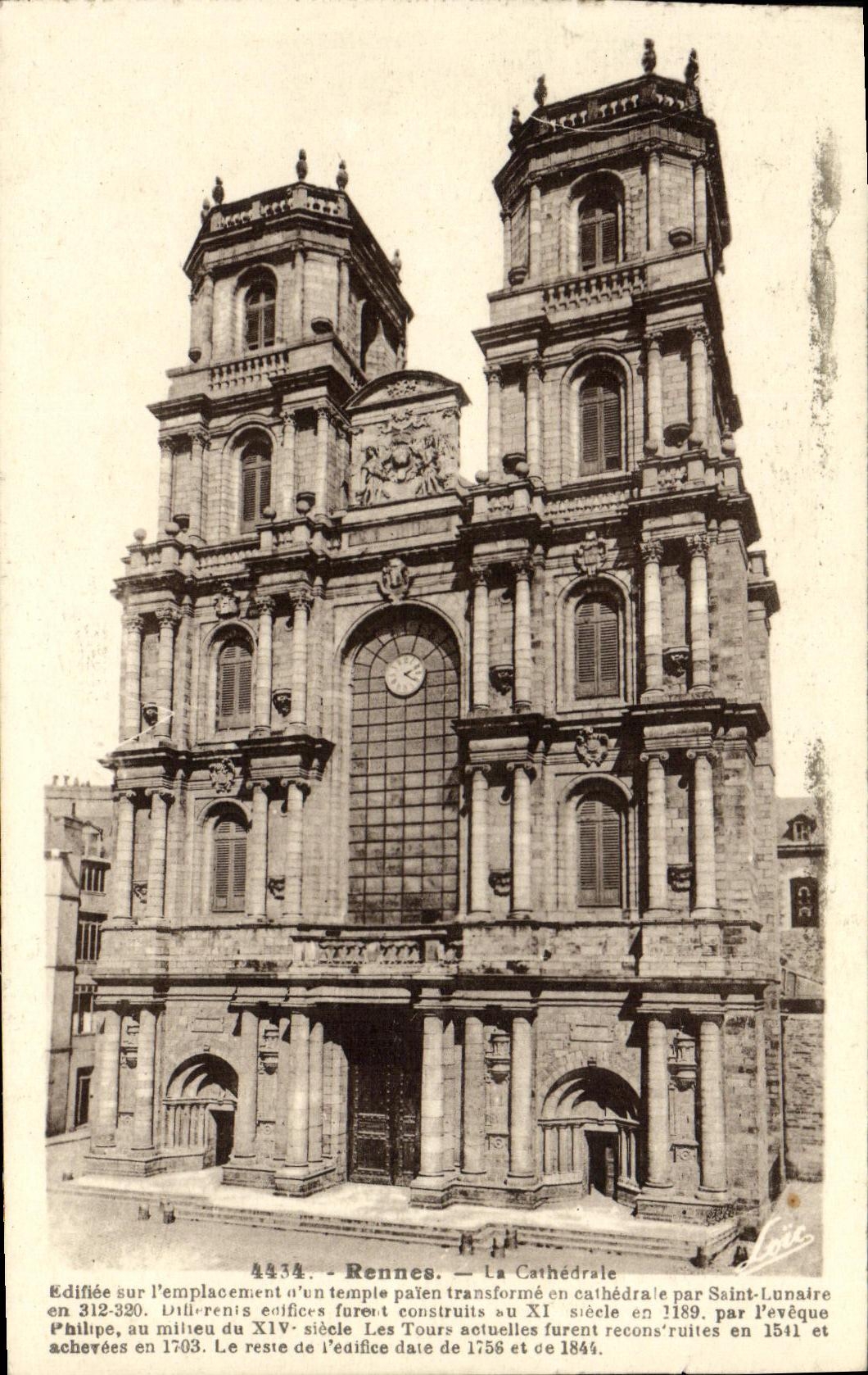 CPA Rennes La Cathedrale