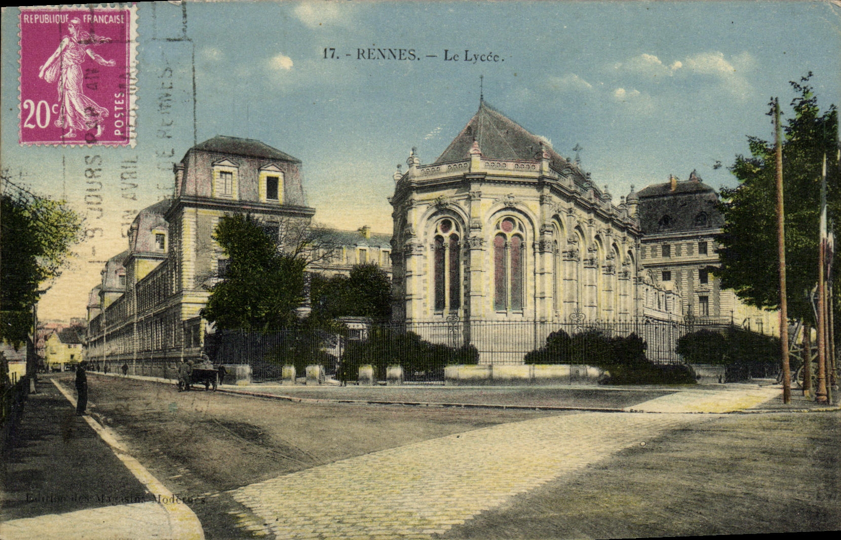 CPA Rennes Le Lycee