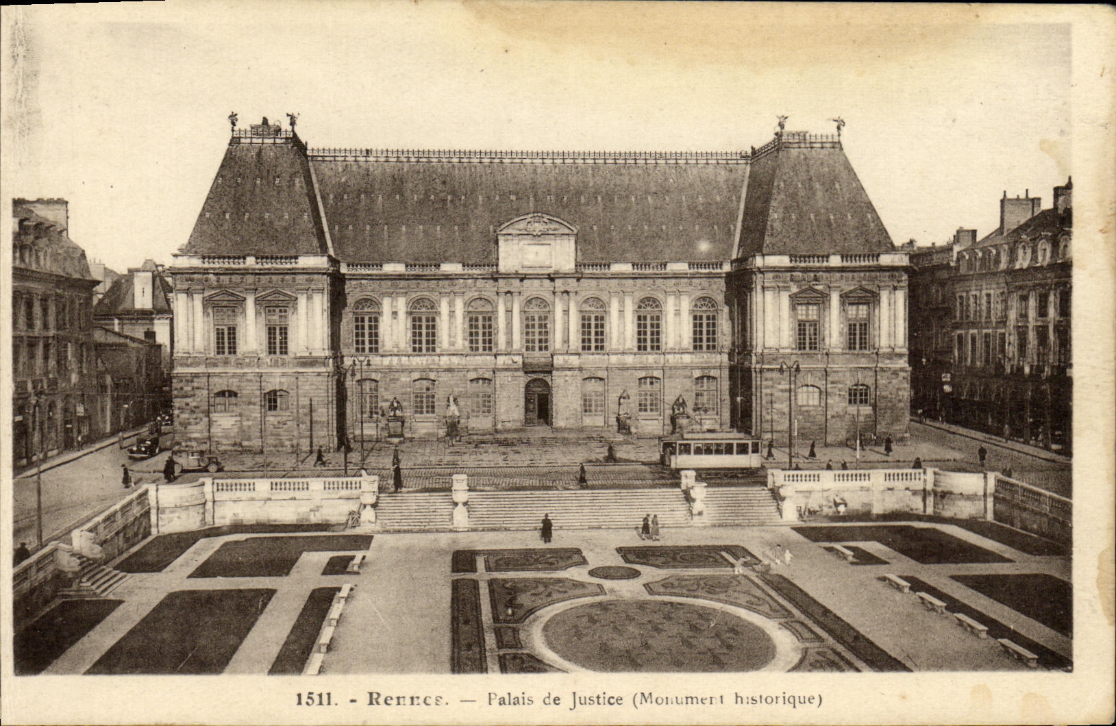 CPA Rennes Palais de Justice