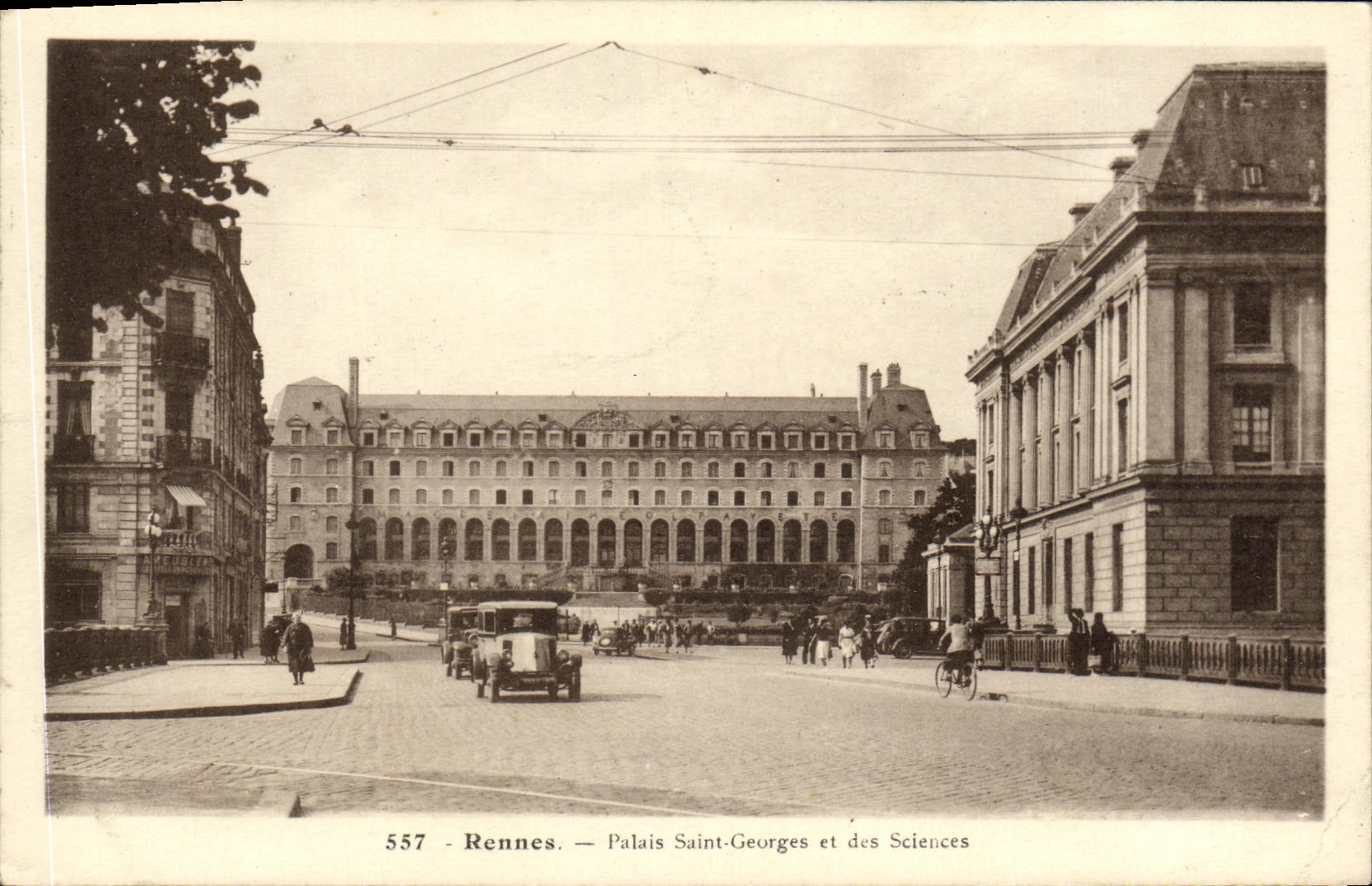 CPA Rennes Palais Saint Georges et des Sciences