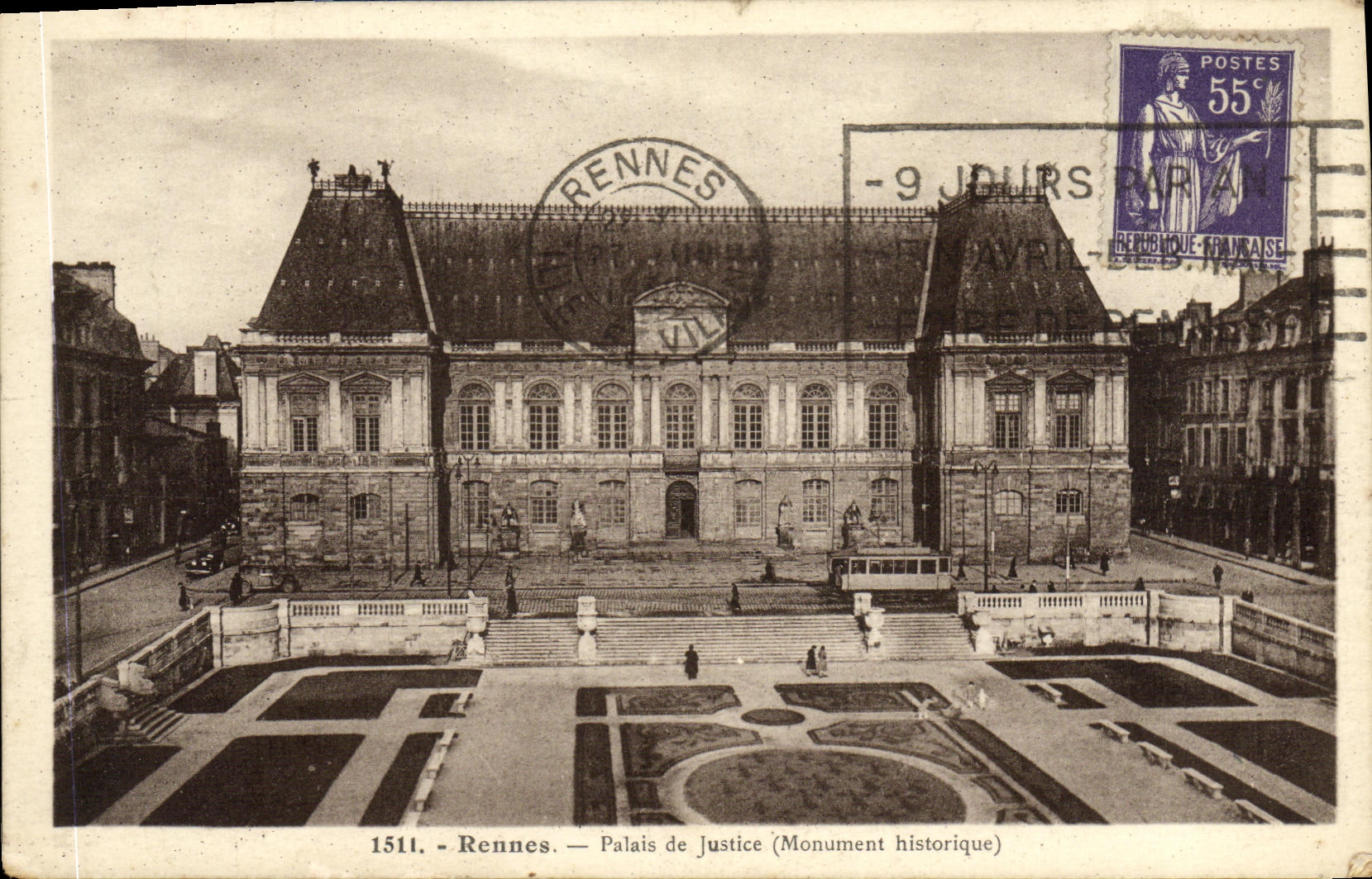 CPA Rennes Palais de Justice