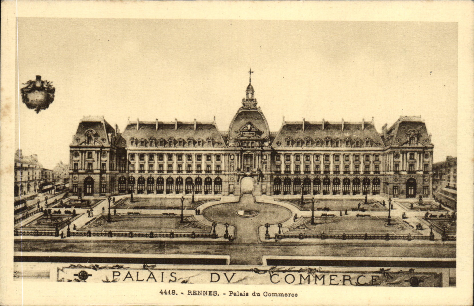 CPA Rennes Palais du Commerce