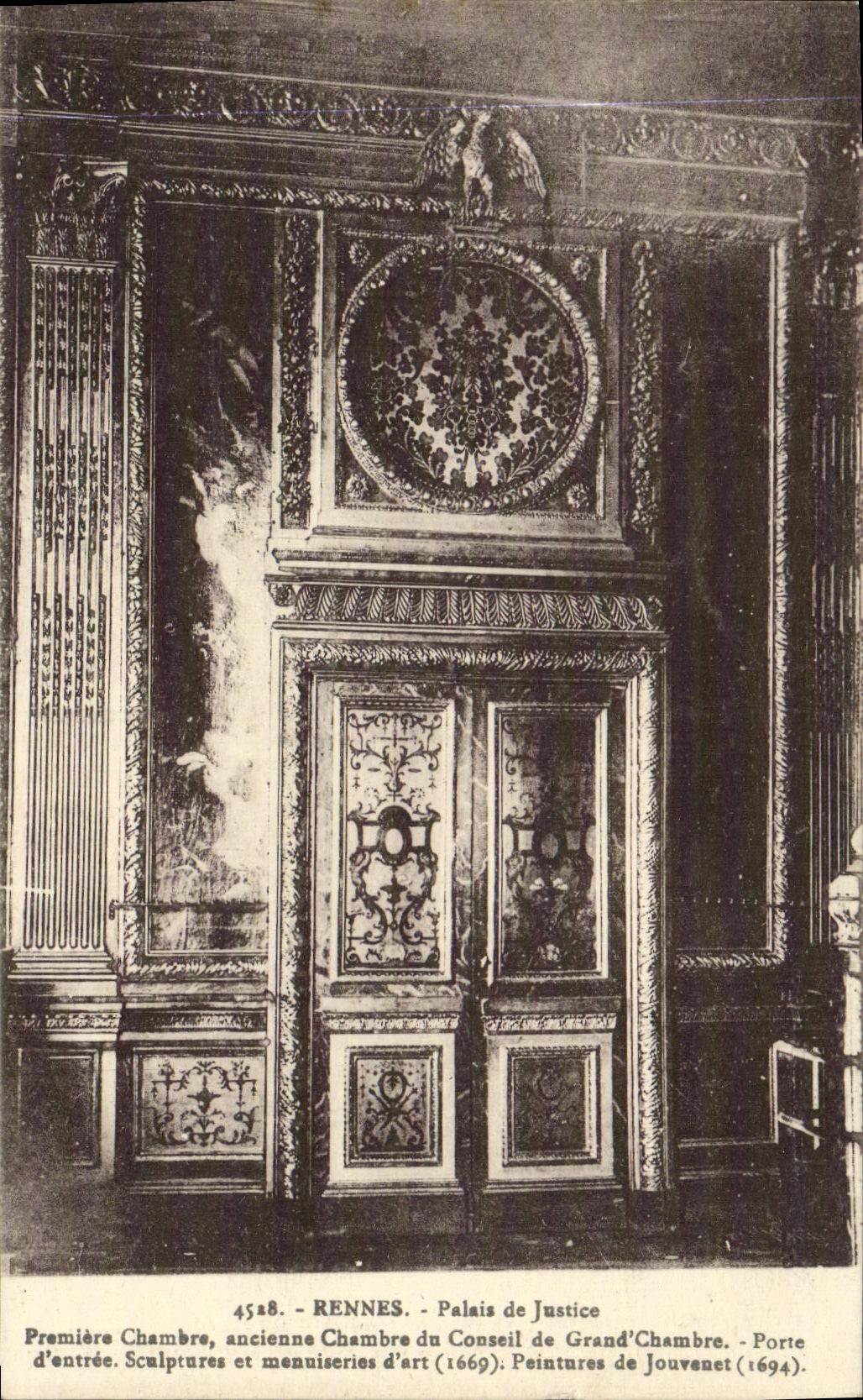 CPA Rennes Palais de Justice Premiere chambre Ancienne chambre du conseil de Grand chambre