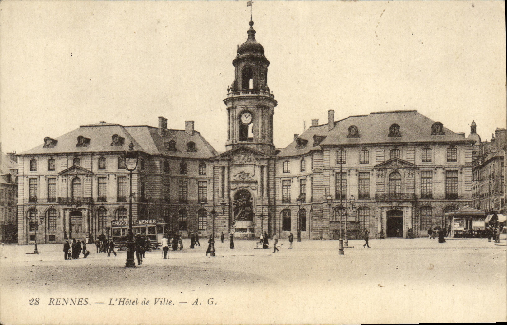CPA Rennes L Hotel de Ville