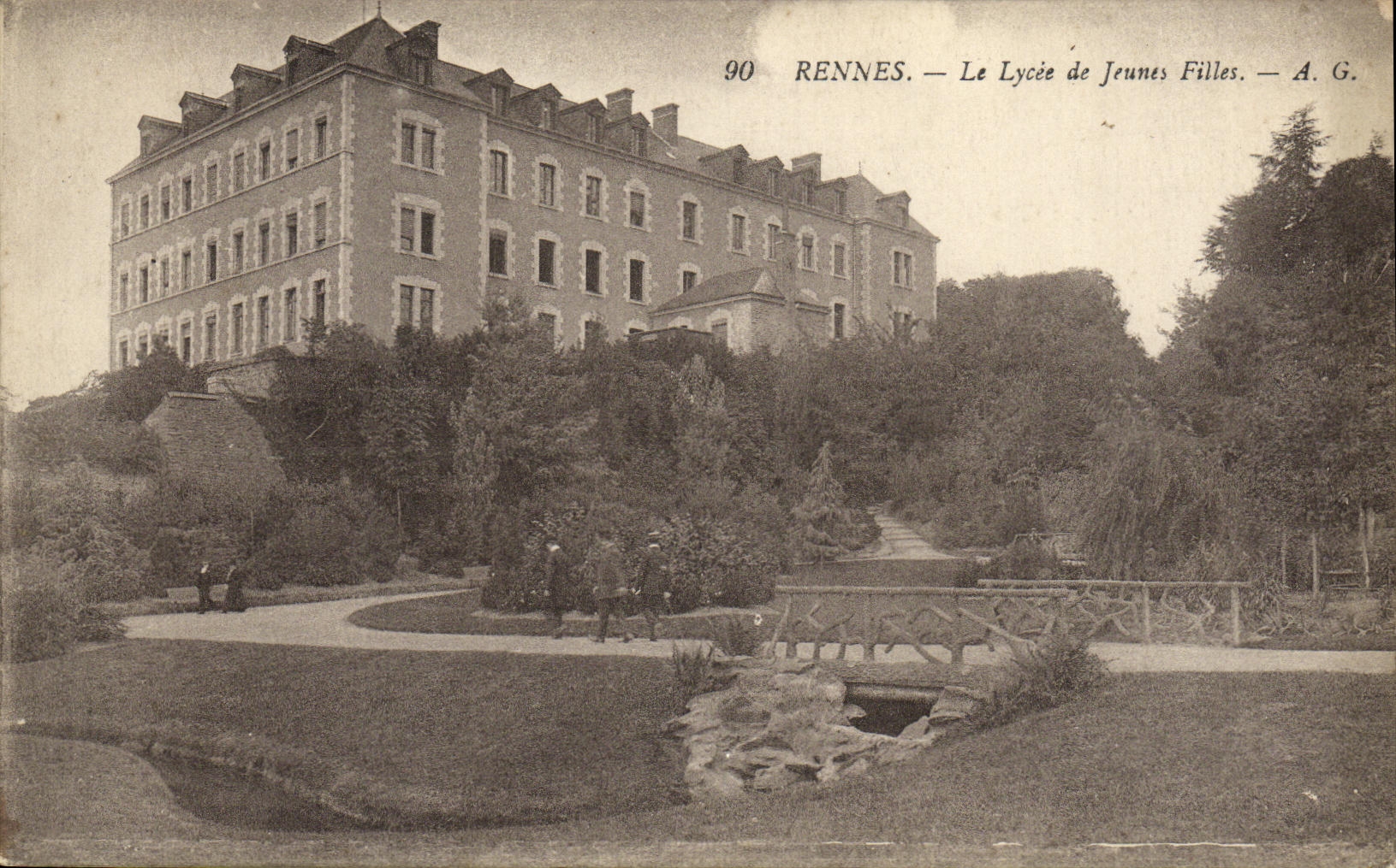 CPA Rennes Le Lycee de Jeunes Filles