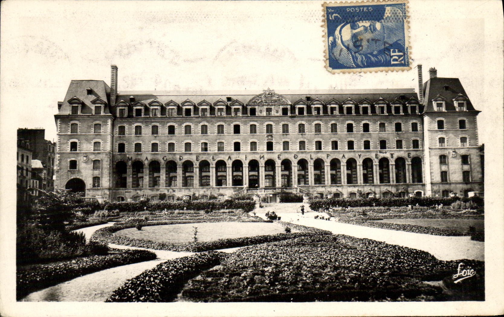 VINTAGE POSTCARD Rennes the Palate St Georges