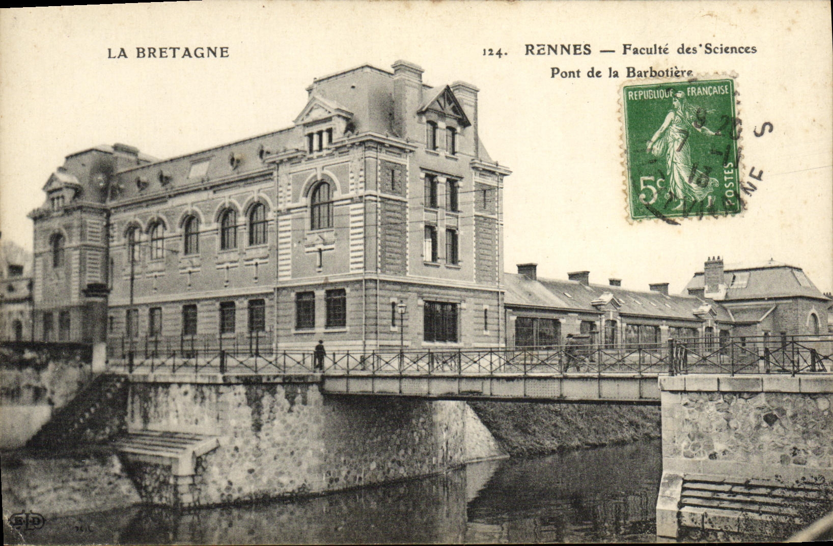 CPA Rennes Faculte des Sciences Pont de la Barbotiere
