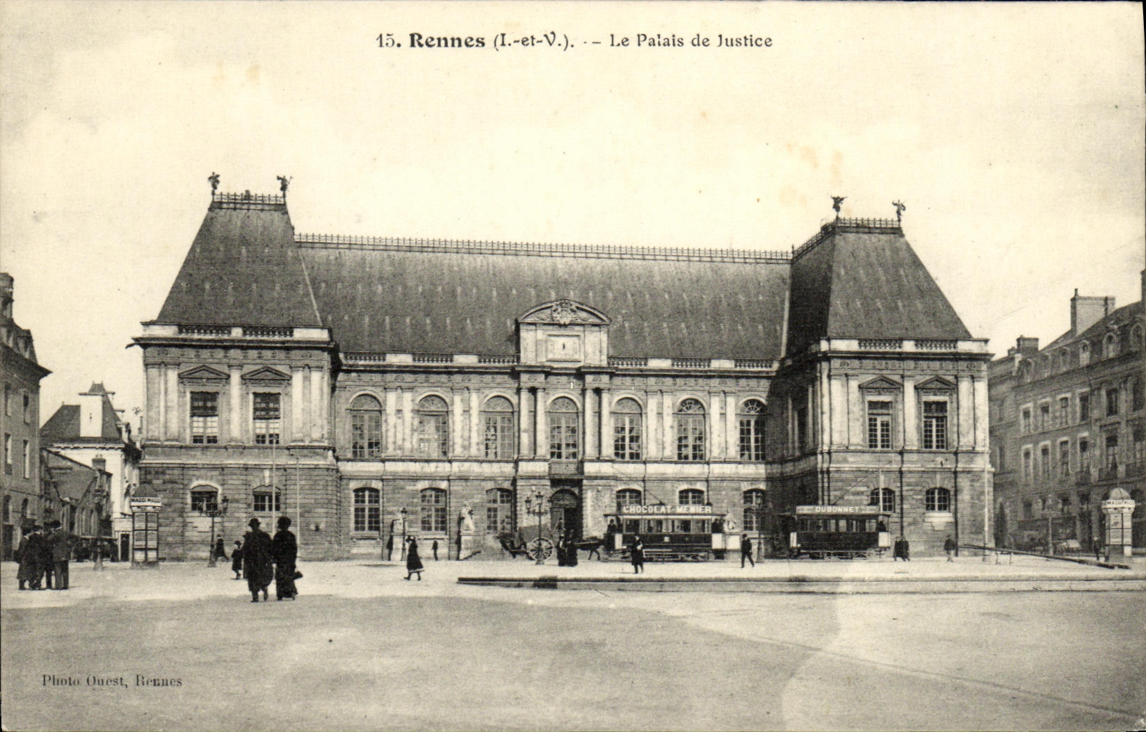 CPA Rennes Le Palais de Justice