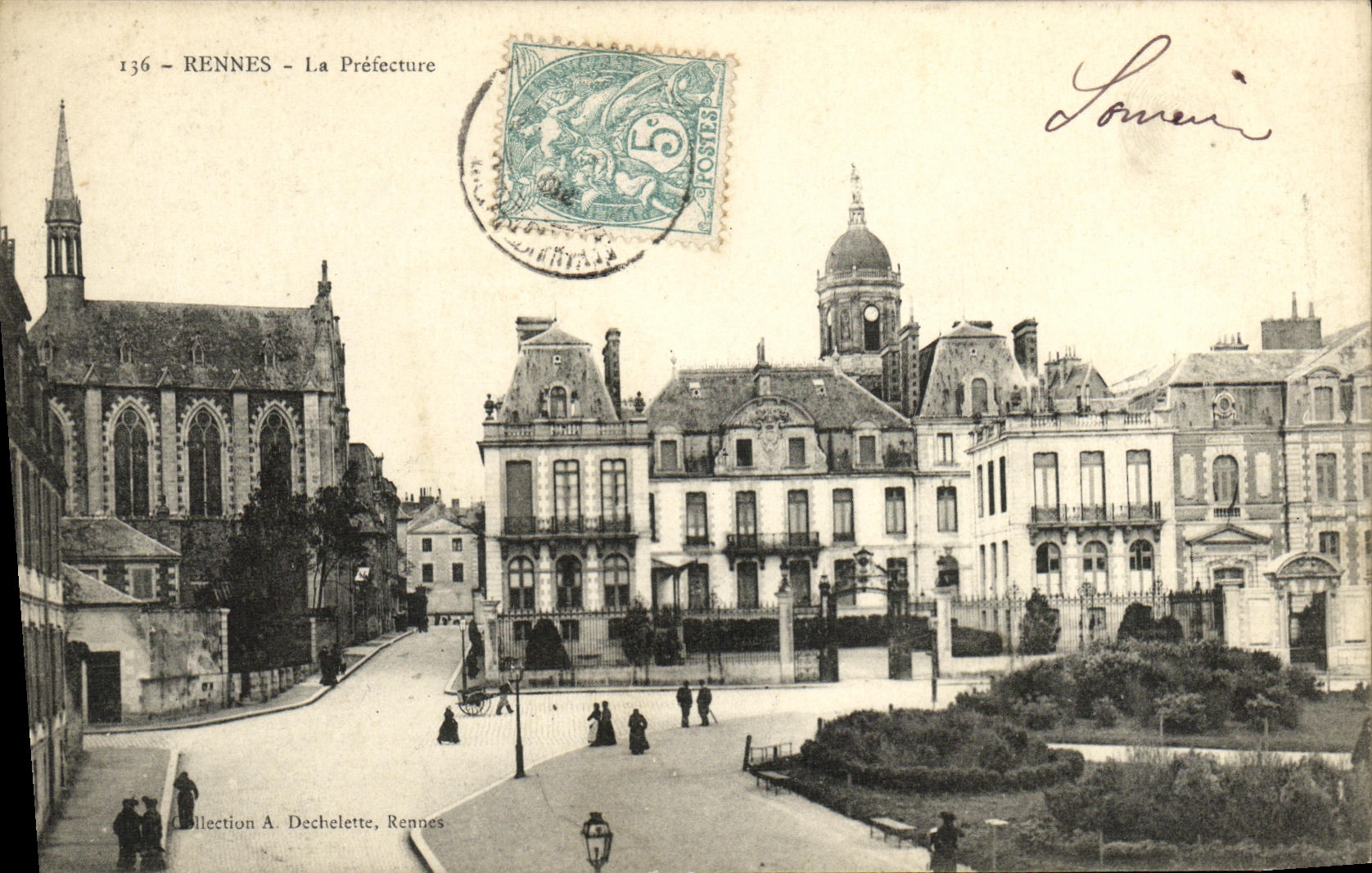 CPA Rennes La Prefecture