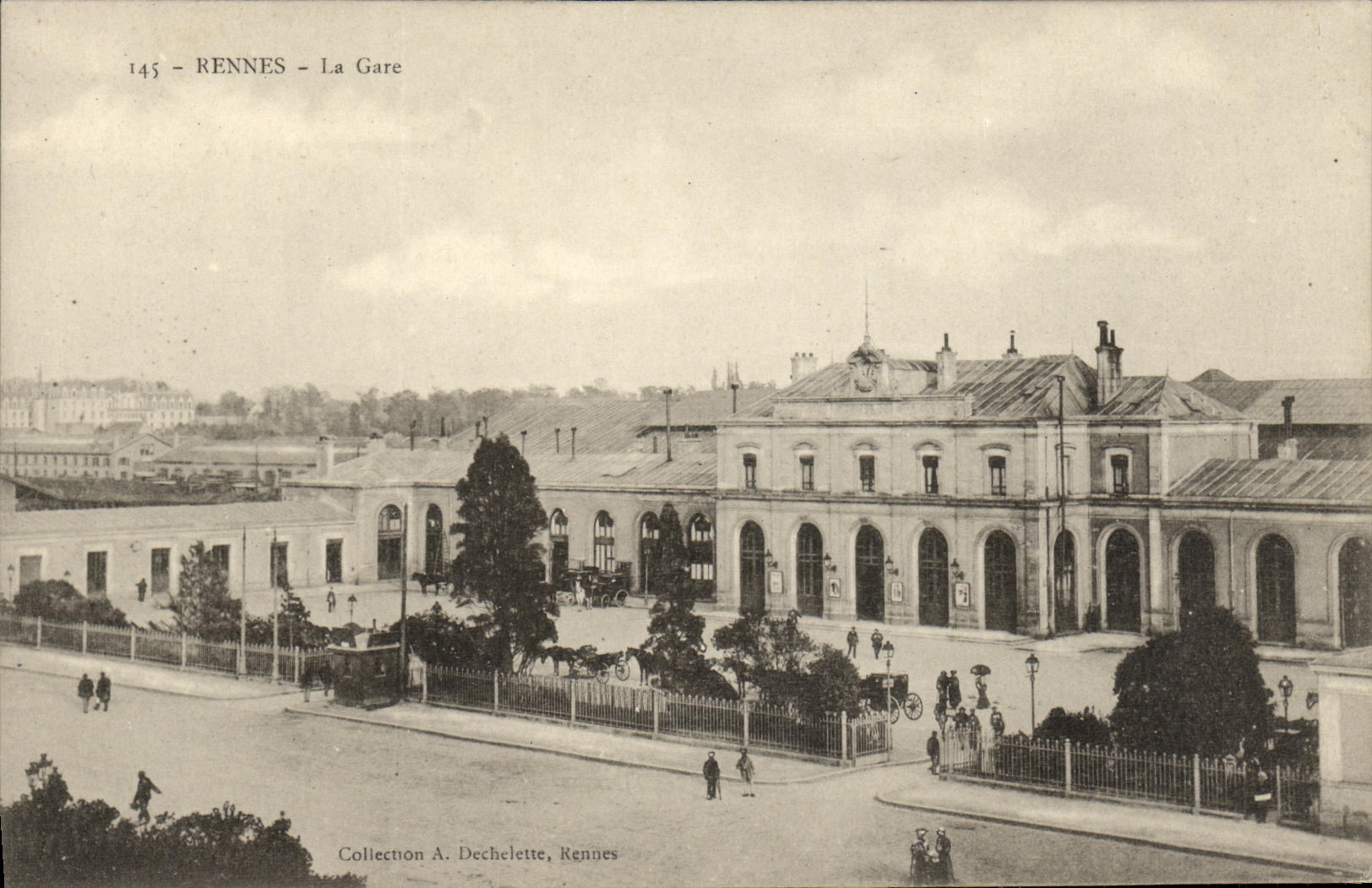 CPA Rennes La Gare