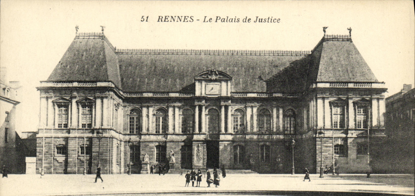 CPA Rennes La Palais de Justice
