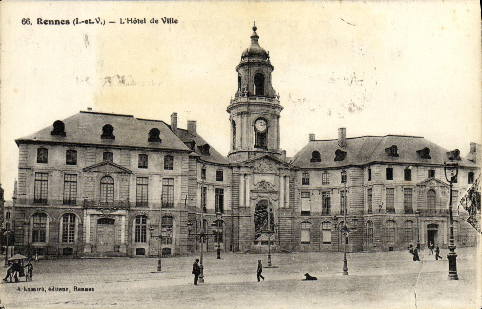 CPA Rennes L Hotel de Ville