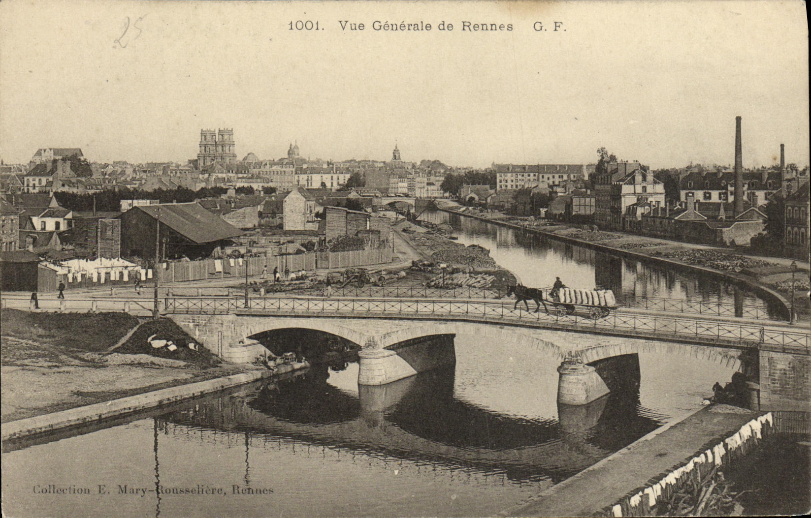 CPA Vue Generale de Rennes 
