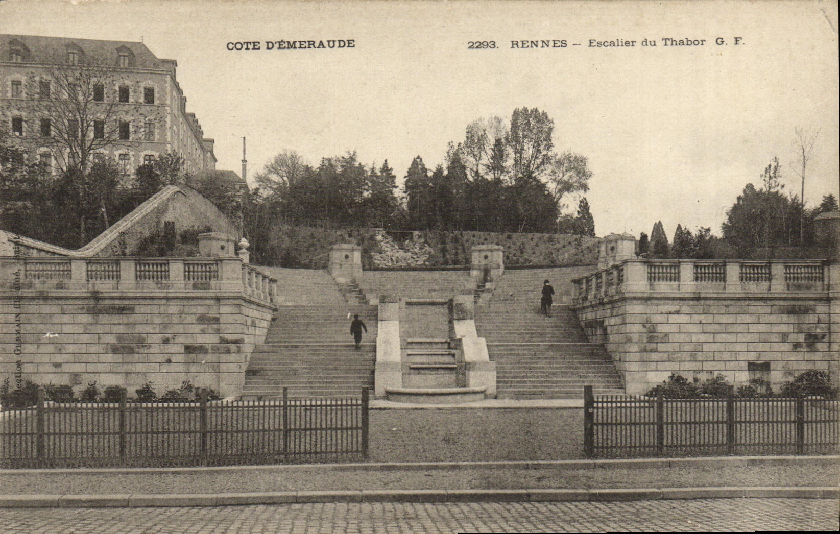 CPA Rennes Escalier du Thabor