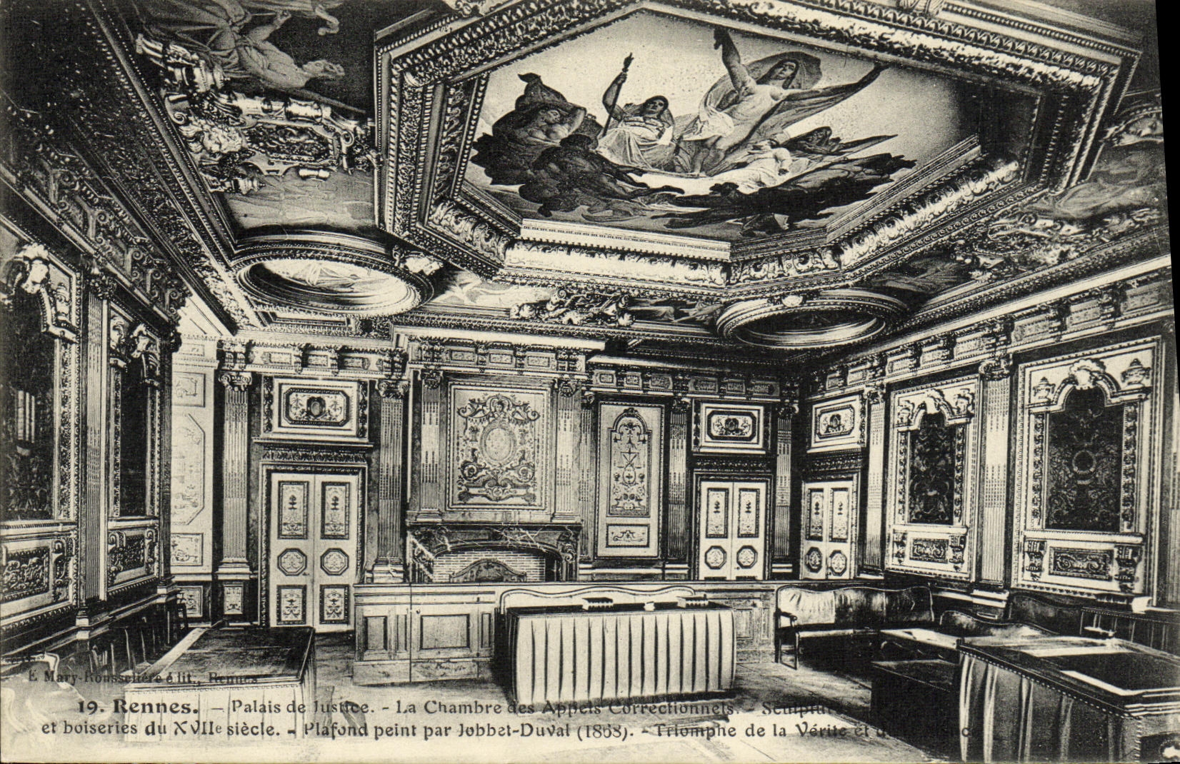 CPA Rennes Palais de Justice chambre des Appels correctionnels