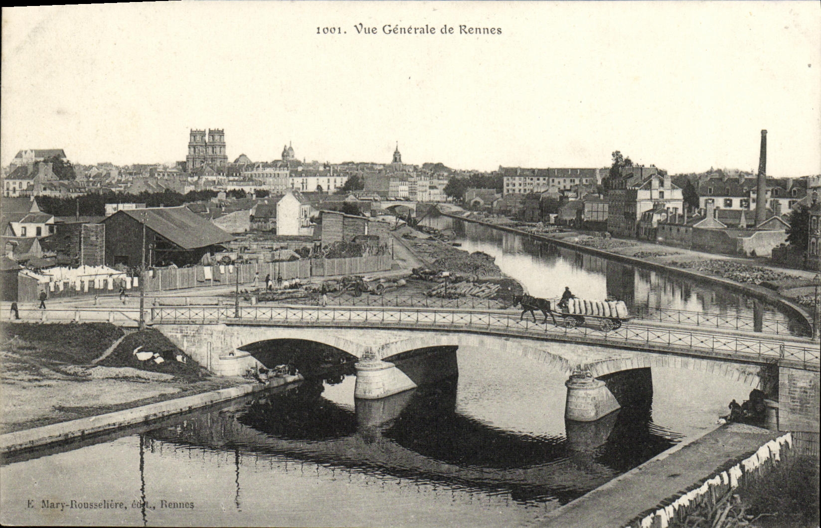 CPA Rennes Vue Generale 