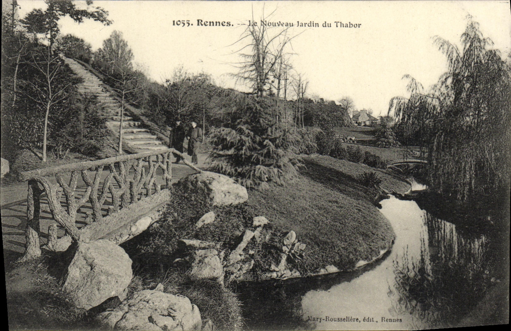 CPA Rennes La Nouveau Jardin Du Thabor