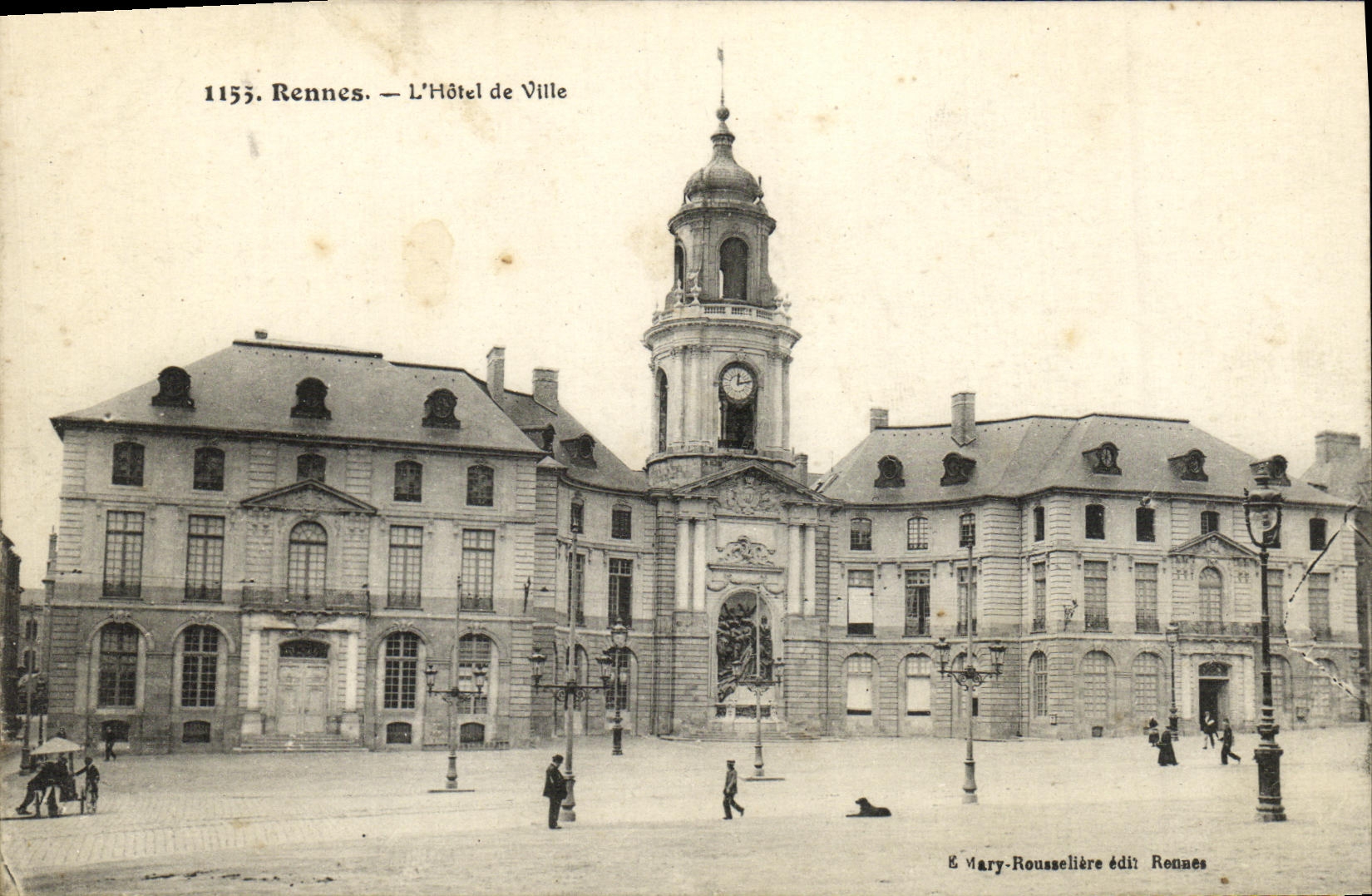 CPA Rennes L Hotel de Ville