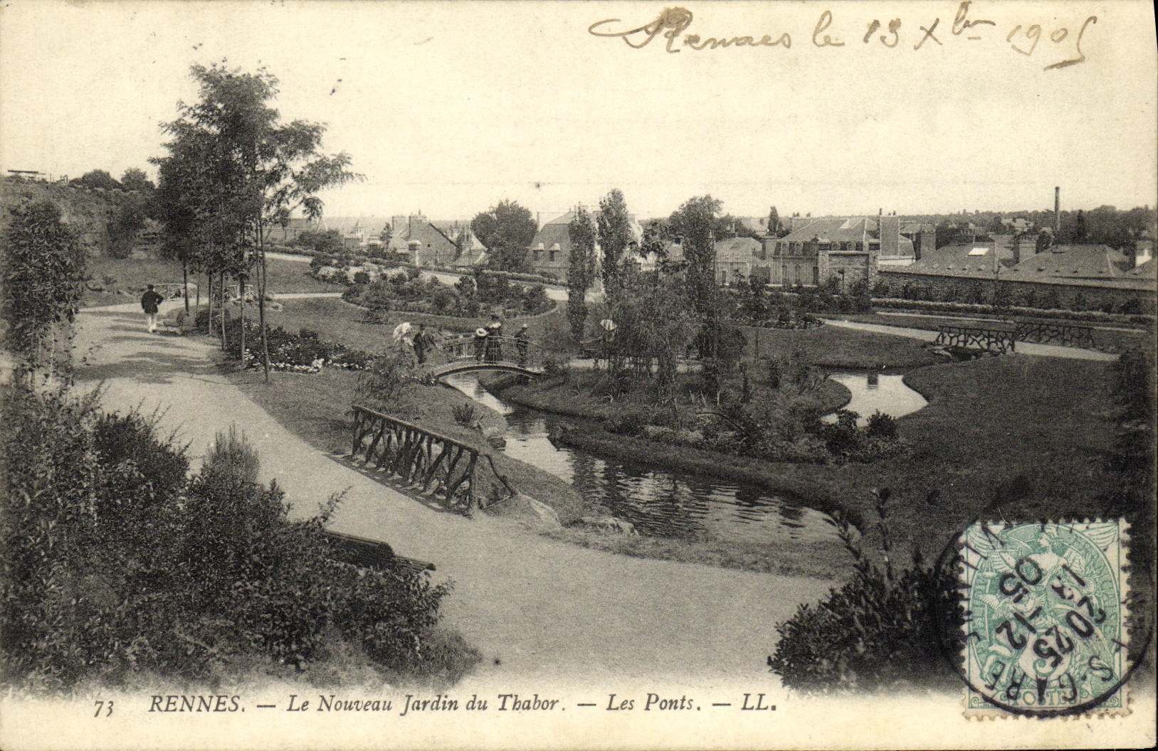CPA Rennes Le Nouveau Jardin du Thabor