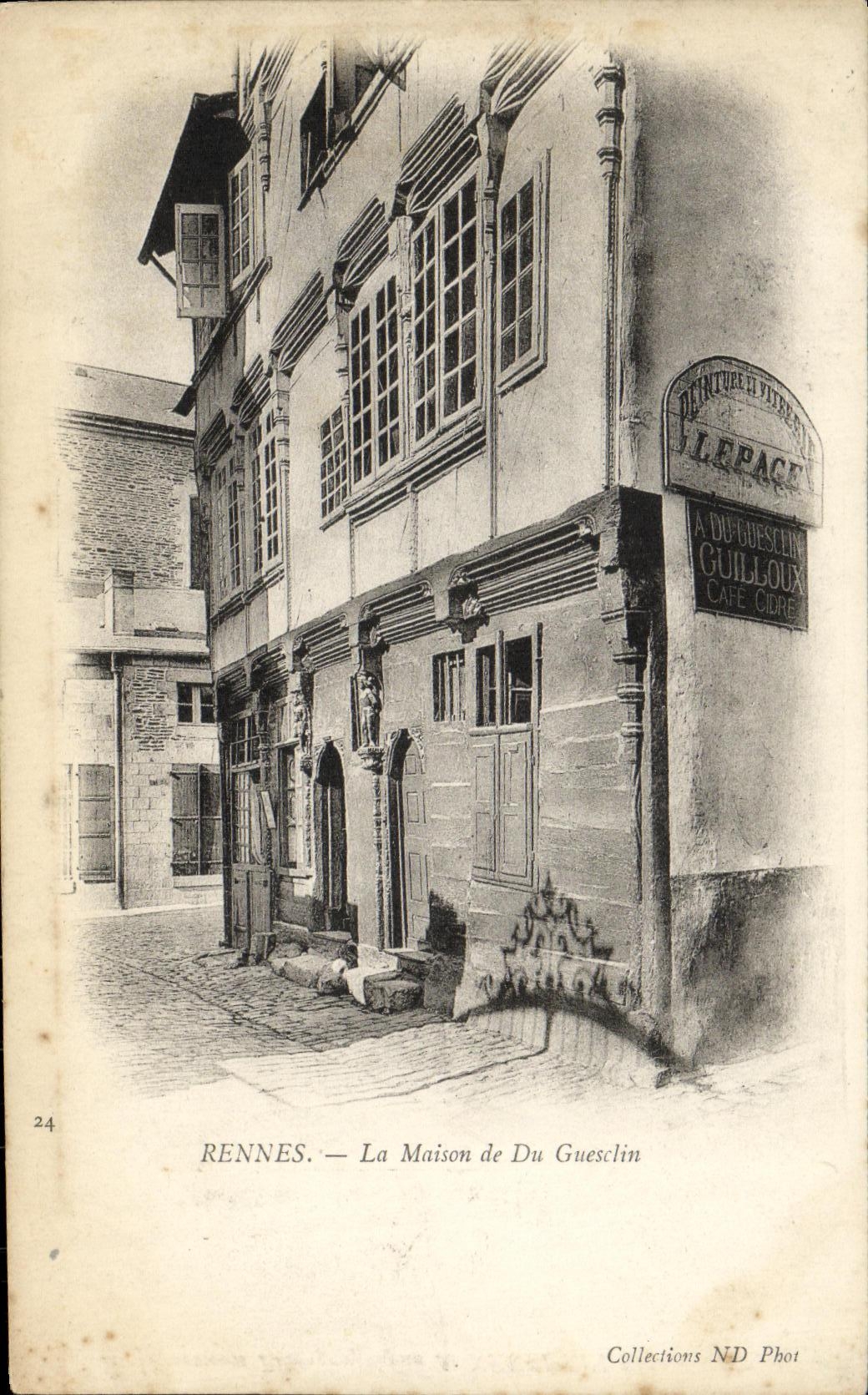 CPA Rennes La Maison de Du Guesclin