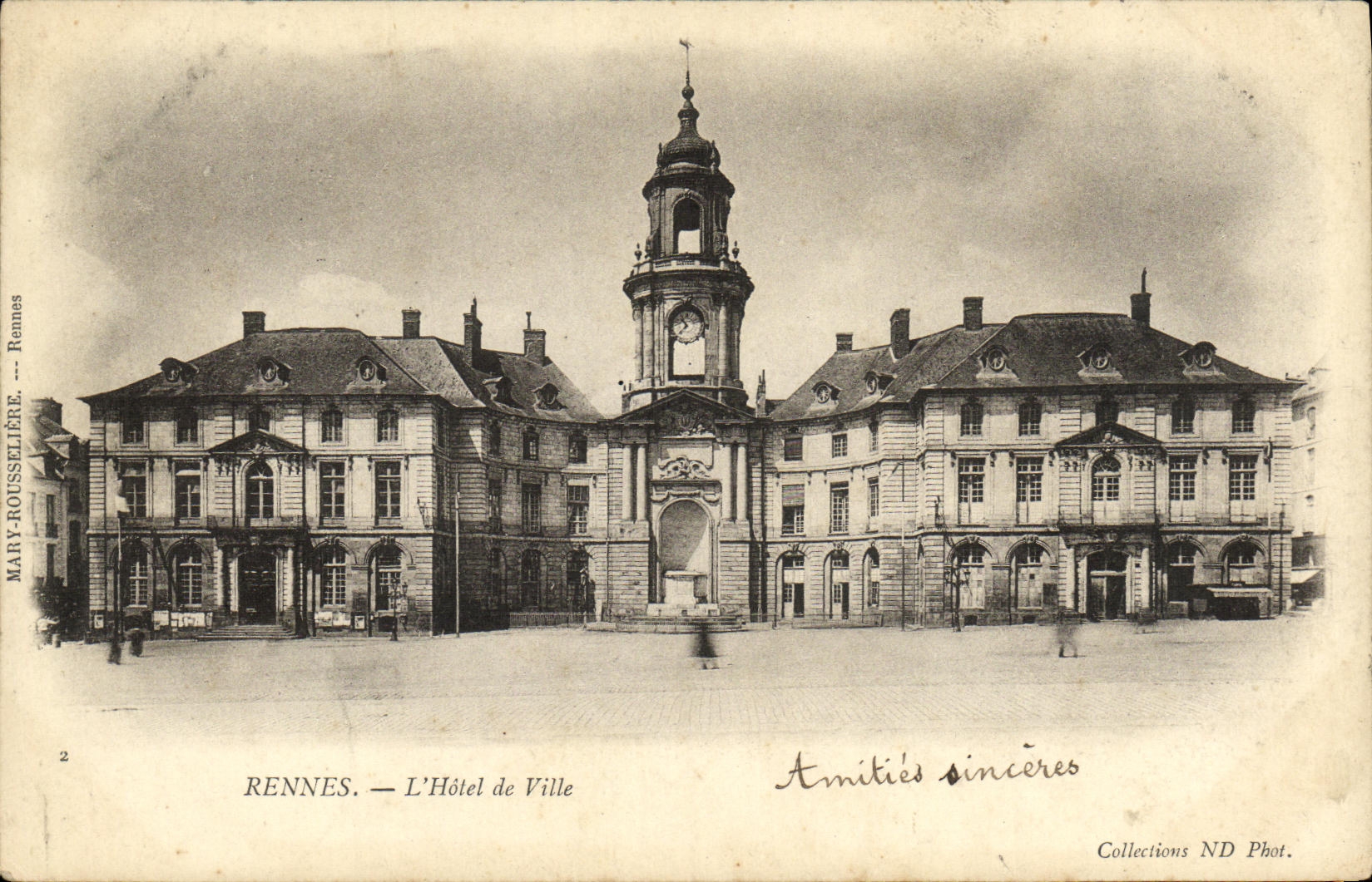 CPA Rennes L Hotel de Ville