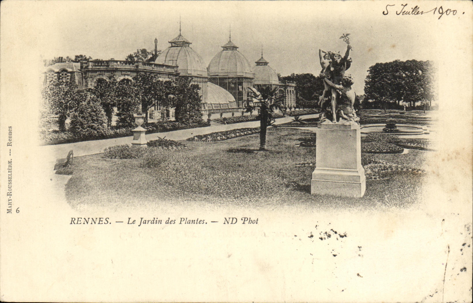 CPA Rennes Le Jardin des Plantes