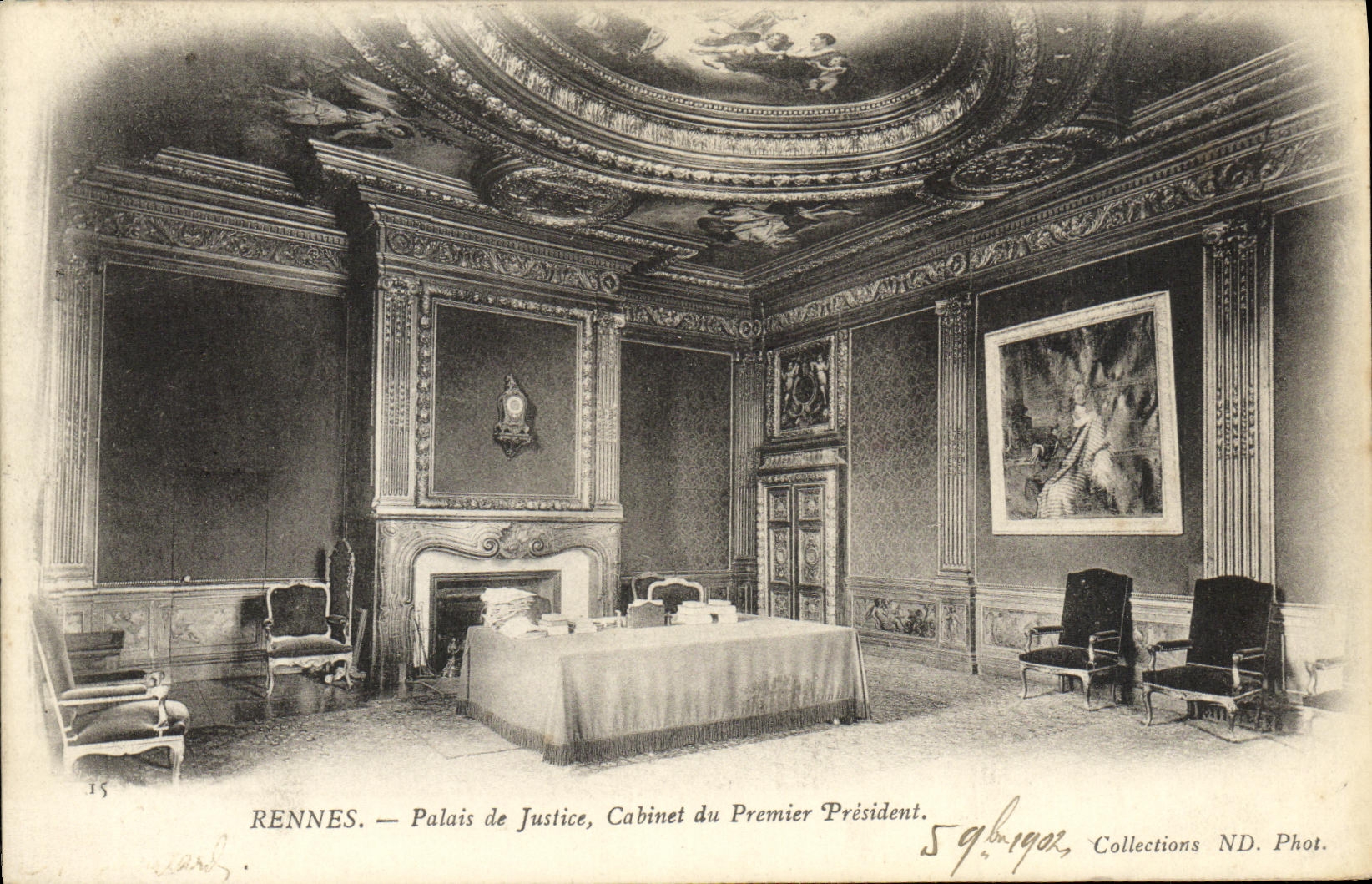 CPA Rennes Palais de Justice Cabinet du Premier President